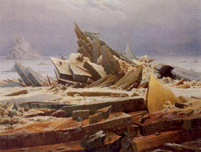 The Wreck of Hope, Caspar David Friedrich
